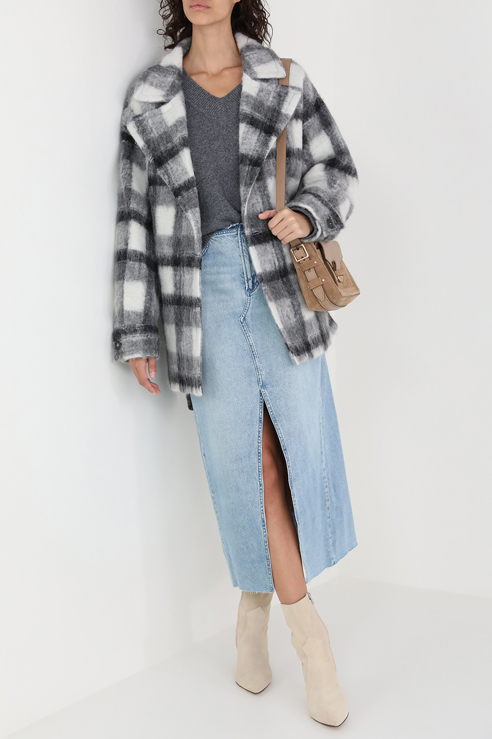 מעיל צמר אנגורה